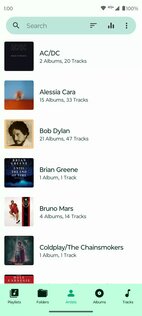 Fossify Music Player 1.3.0. Скриншот 1