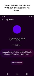Анонимный мессенджер 0.10.4. Скриншот 3