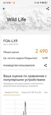 Обзор Huawei nova 12s: наконец достойный представитель среднего сегмента — Производительность. 22