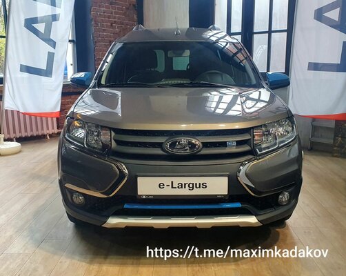 Появились фото одного из первых «почти товарных» электроуниверсалов Лада e-Largus