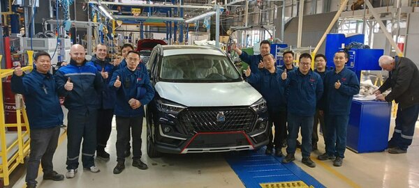 В Беларуси наладили выпуск автомобилей VGV U70 и VGV U75