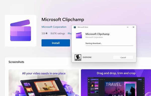 Загрузка и установка приложений из Microsoft Store стала гораздо проще