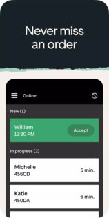 Uber Eats для ресторанов 40.181.10001. Скриншот 2