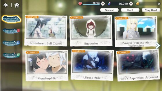 DanMachi: Battle Chronicle 2.8.0. Скриншот 7