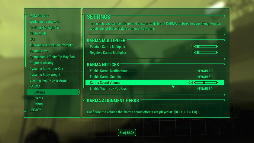 Мод для Fallout 4 возвращает продвинутую систему кармы в игру