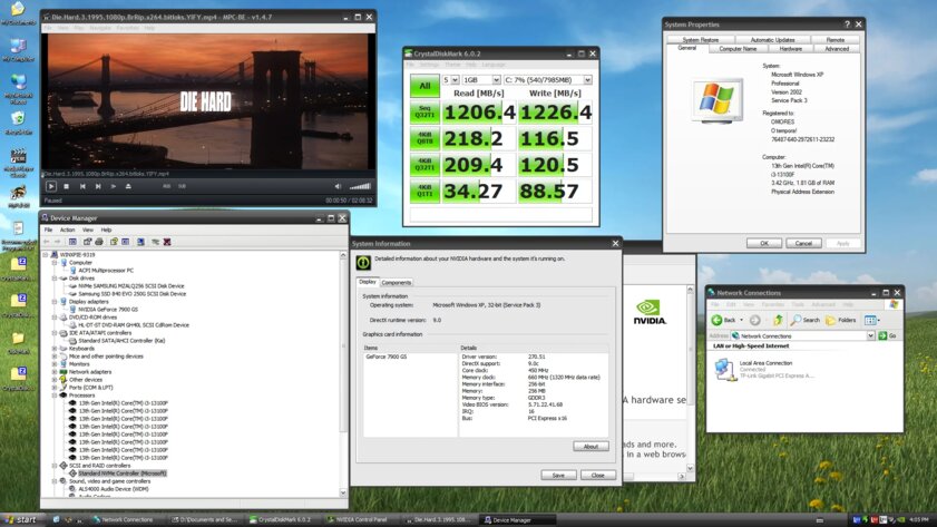 Это не скин: энтузиаст показал свою систему на Windows XP — с современным процессором и SSD