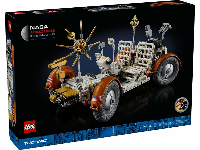 Культовый луноход в миниатюре: LEGO выпустила набор с ровером миссии Аполлон-11