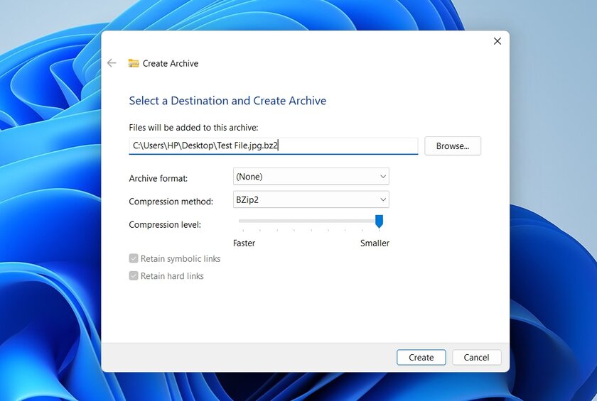 Свершилось: Windows 11 научилась создавать архивы TAR, ZIP и 7Z