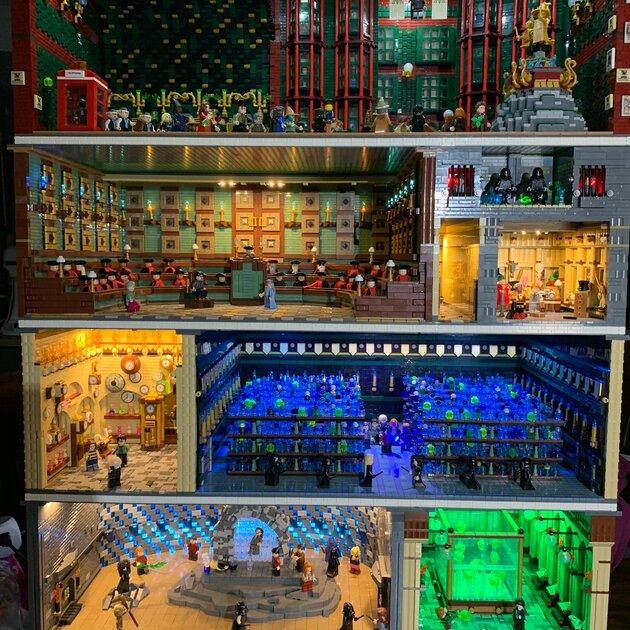 Фанат воссоздал локации Гарри Поттера из LEGO: получилось масштабно