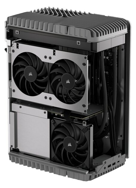 Corsair выпустила компактный ПК из дерева и алюминия: он сильно шумит даже без нагрузки