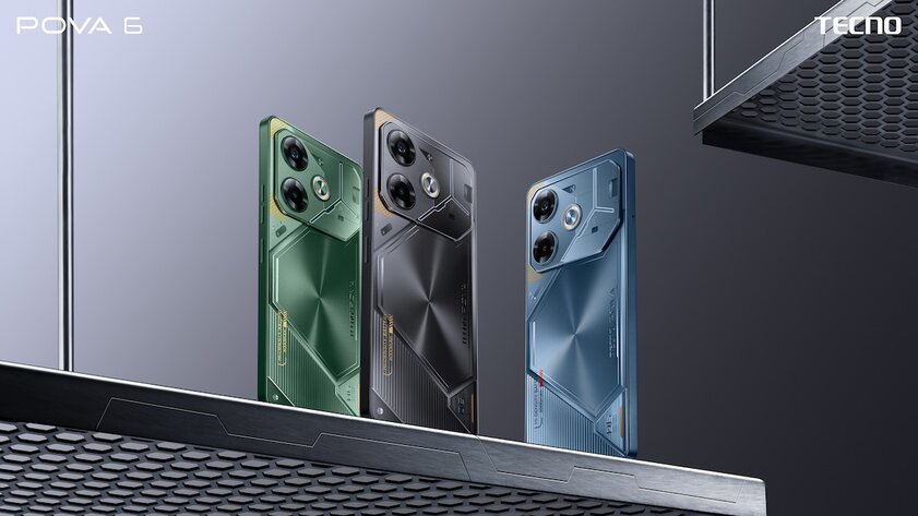 TECNO анонсировала старт продаж POVA 6 и POVA 6 Neo: со стильным дизайном и адекватной ценой