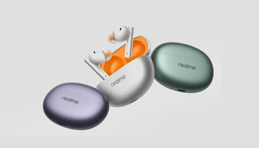 Realme представила Buds Air6 и Air6 Pro: недорогие беспроводные наушники с хорошей автономностью