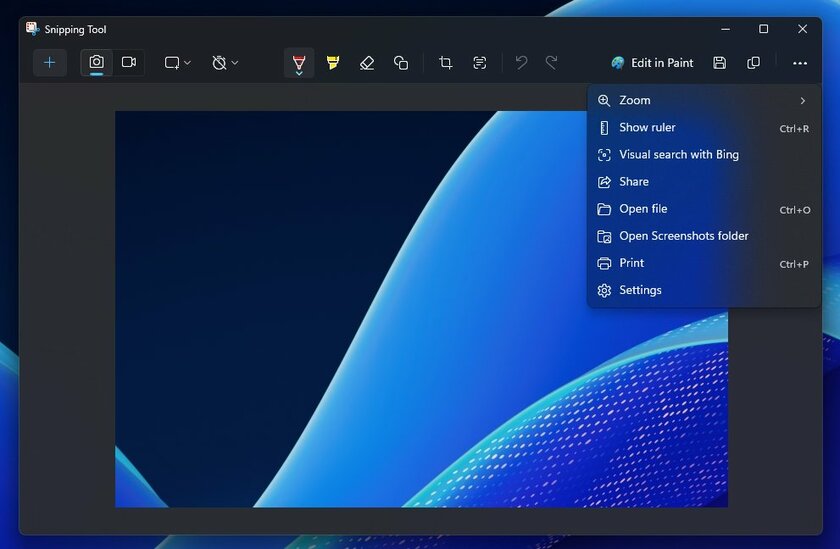 Инструмент «Ножницы» в Windows 11 получит полезную функцию, когда надо что-то быстро найти