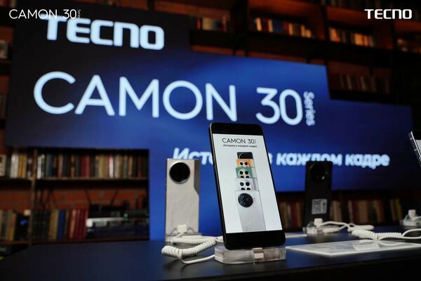 В России начались продажи смартфонов TECNO Camon 30 с продвинутыми камерами