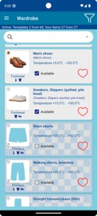 Погода и Гардероб - Ассистент 1.2.2. Скриншот 3