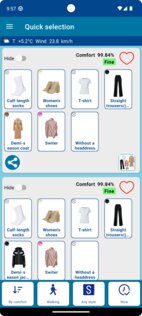 Погода и Гардероб - Ассистент 1.2.2. Скриншот 5