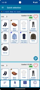 Погода и Гардероб - Ассистент 1.2.2. Скриншот 2