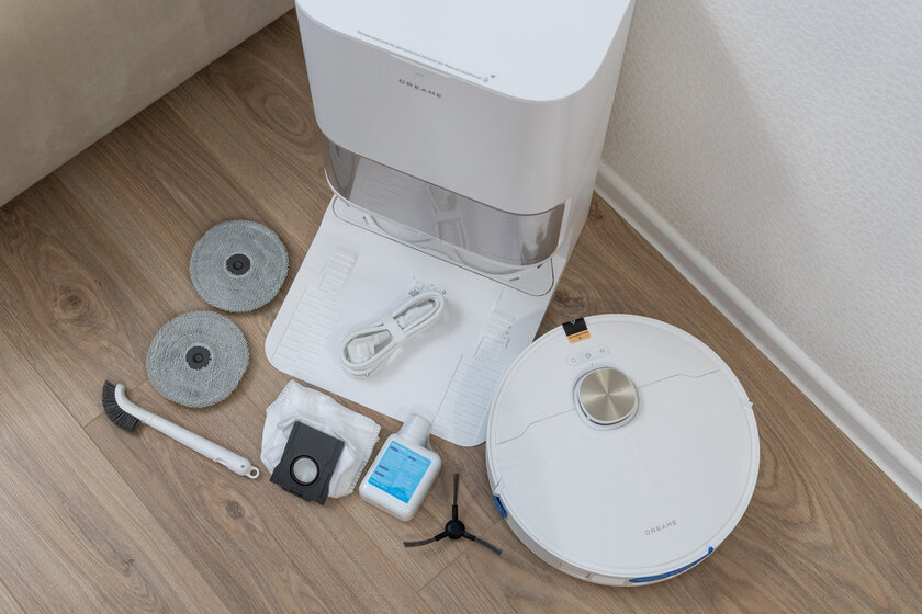 Этот робот-пылесос сам моет свои швабры горячей (!) водой. Обзор Dreame L10s Pro Ultra — УПАКОВКА И комплект почти без изменений. 1