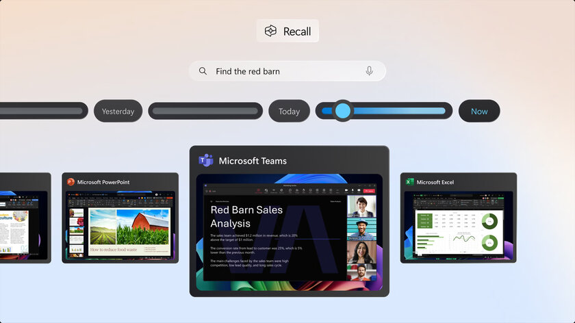 Microsoft представила прорывную ИИ-функцию Recall: она следит за всеми действиями пользователя