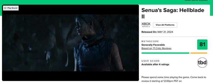 Очень красиво, но совершенно однообразно — Senua's Saga: Hellblade II вышла на ПК и консолях