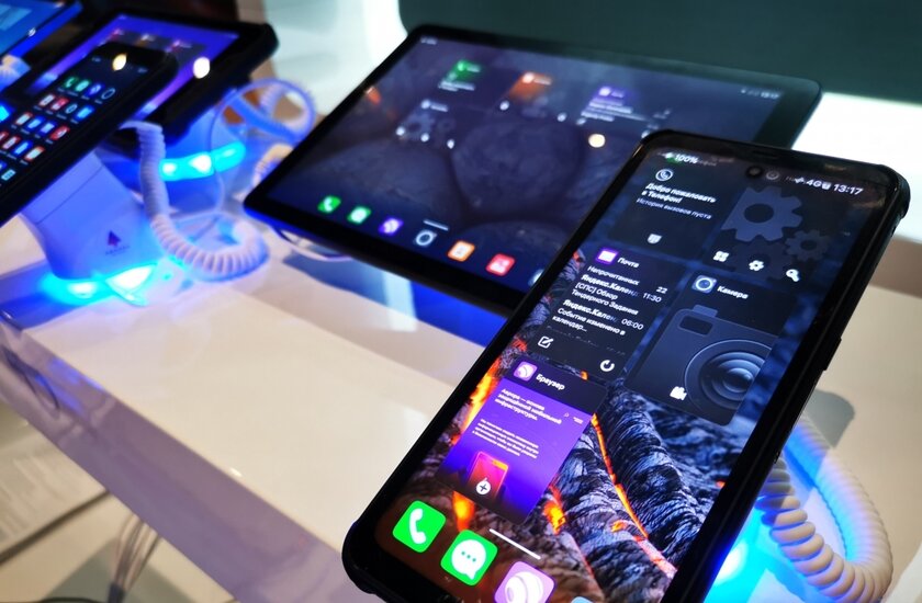 В продажу выходят смартфоны и планшеты на отечественной ОС Аврора с магазином приложений RuStore