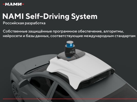В России представили NAMI Self-Driving System: свой автопилот для любых автомобилей