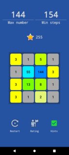 Math Puzzle | Fibonacci Game 1.40. Скриншот 5