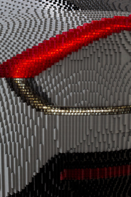 Энтузиасты построили полноразмерный автомобиль KIA EV6 из LEGO. На это ушло 350 тысяч кирпичиков