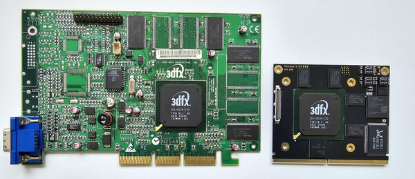 Инженер установил 24-летнюю видеокарту 3Dfx Voodoo4 в ноутбук