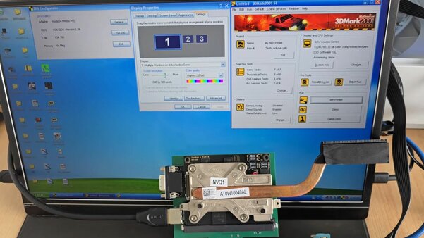 Инженер установил 24-летнюю видеокарту 3Dfx Voodoo4 в ноутбук