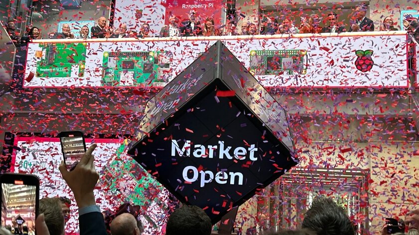Raspberry Pi вышла на IPO: за два часа акции компании подорожали на 30%