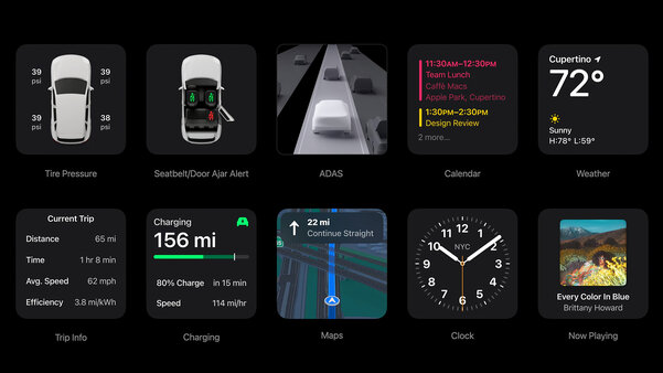 Apple показала новый CarPlay: до трёх экранов и более тесная интеграция с автомобилем
