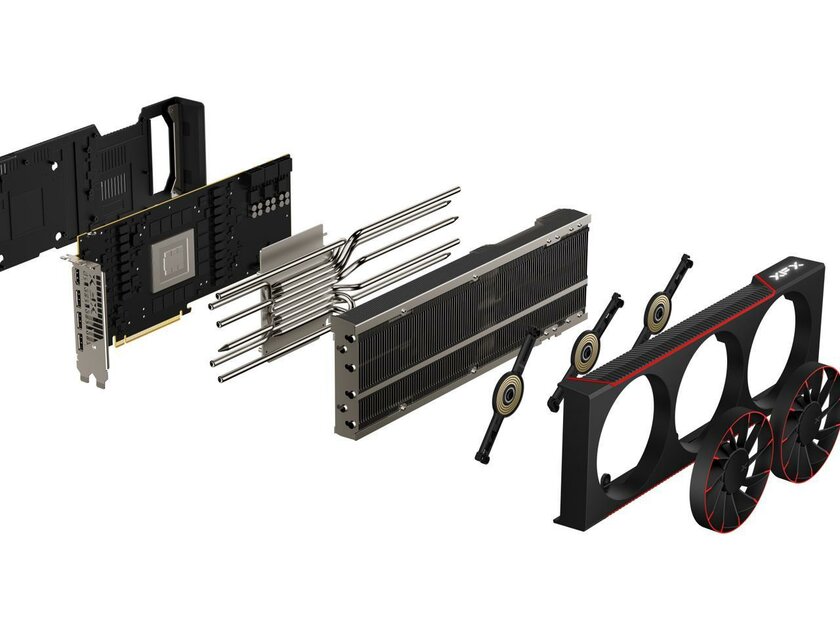 XFX представила необычную видеокарту MagAir RX 7900 XTX: она поставляется с быстросъёмными вентиляторами
