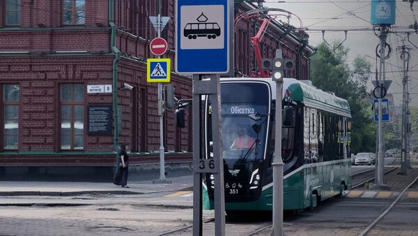 В Томске «забегали» новые трамваи от «Роскосмоса»