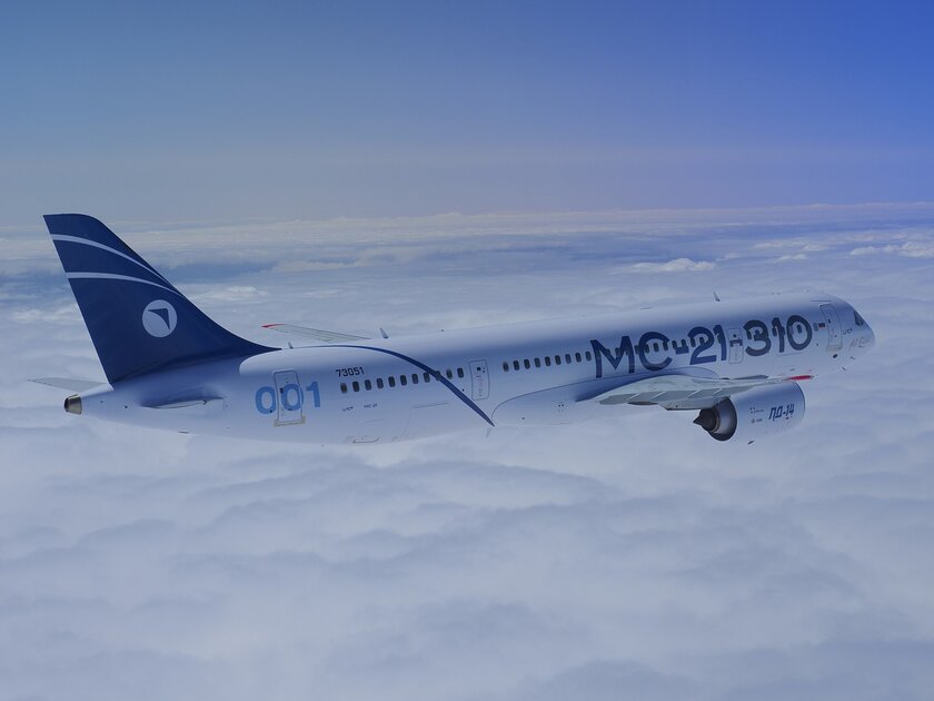Отечественный самолёт МС-21-310 испытали на отказ двигателя