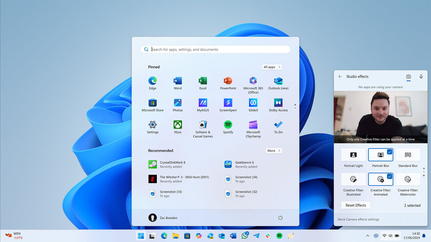 Ноутбук на Snapdragon (тестируем игры и нейронки): обзор ASUS VivoBook S 15 типа Copilot+ PC — Функции Copilot+. 1
