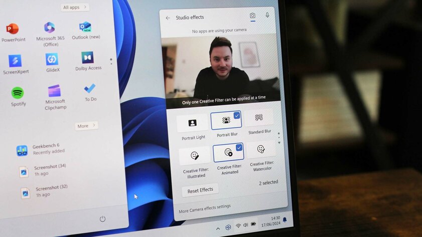 Ноутбук на Snapdragon (тестируем игры и нейронки): обзор ASUS VivoBook S 15 типа Copilot+ PC — Камера, микрофон и динамики. 2