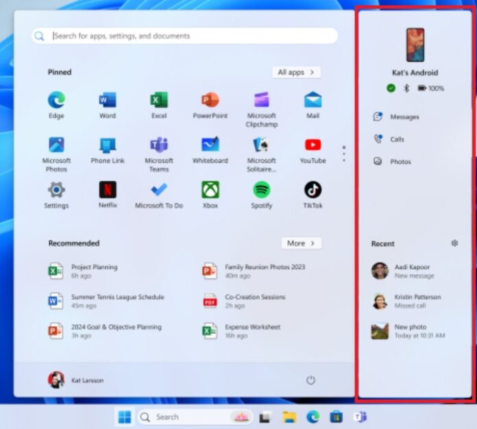 В Windows 11 появится обновлённое меню «Пуск»: новая функция связана со смартфонами и планшетами