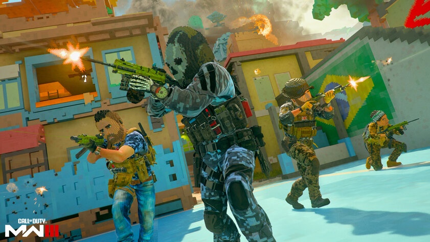 Кубоноиды будут в восторге: в Modern Warfare 3 появился пиксельный режим сражений