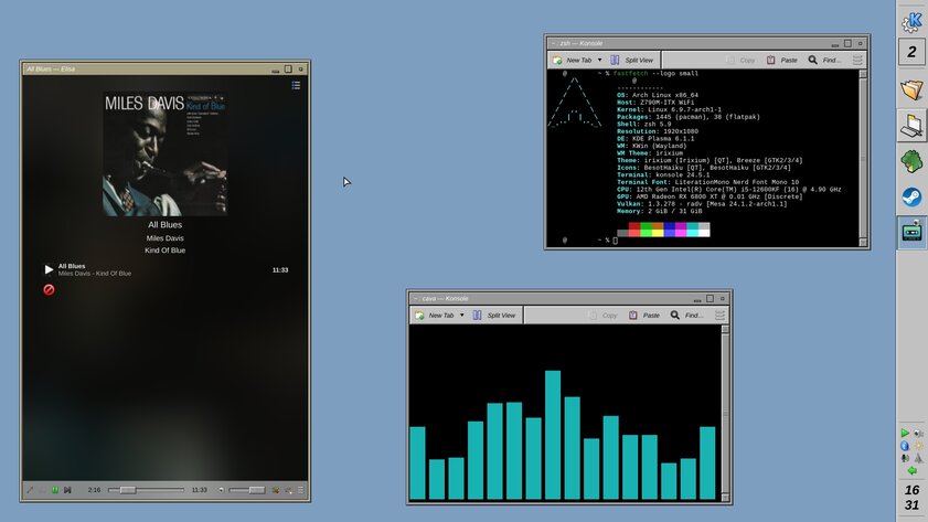Энтузиаст показал свой Arch Linux с интерфейсом в стиле ретро: вот как это повторить
