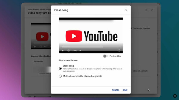 Пользователи YouTube смогут удалять авторский аудиоконтент из видео с помощью искусственного интеллекта