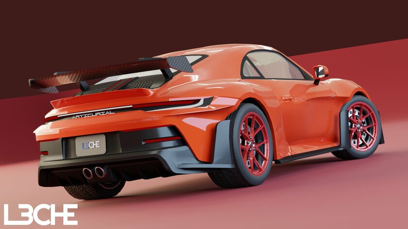 Разработчик показал модель Porsche 911 GT3 RS 2023, созданную в редакторе Roblox. Мой смартфон такую графику не потянет