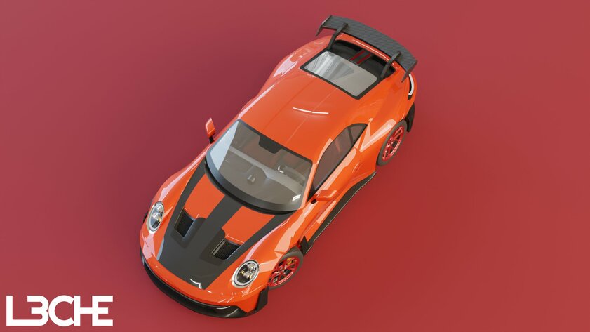Разработчик показал модель Porsche 911 GT3 RS 2023, созданную в редакторе Roblox. Мой смартфон такую графику не потянет