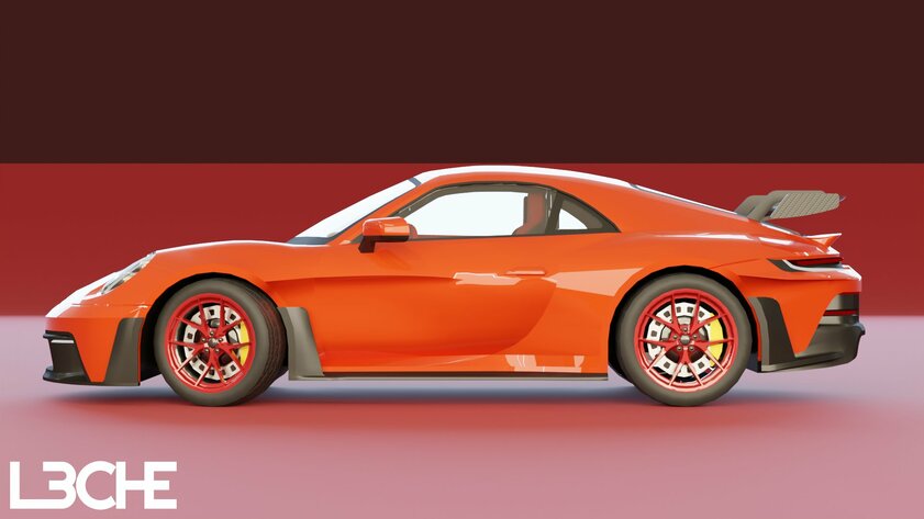 Разработчик показал модель Porsche 911 GT3 RS 2023, созданную в редакторе Roblox. Мой смартфон такую графику не потянет