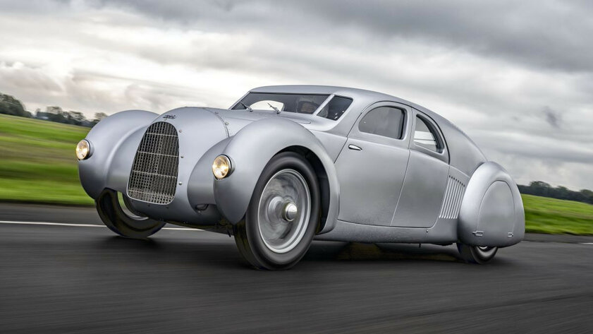 В Англии собрали гиперкар Auto Union Type 52 на V16: его спроектировали 90 лет назад