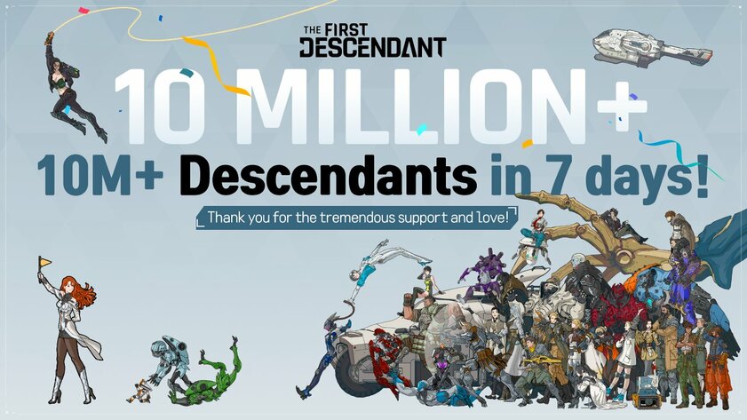 10 миллионов игроков за 7 дней: бесплатный шутер The First Descendant активно набирает обороты