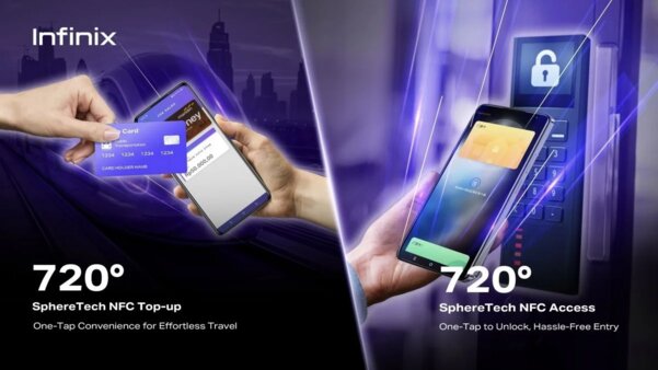 Infinix представила технологию 720° SphereTech, она увеличивает область считывания NFC в 2 раза