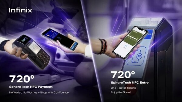 Infinix представила технологию 720° SphereTech, она увеличивает область считывания NFC в 2 раза