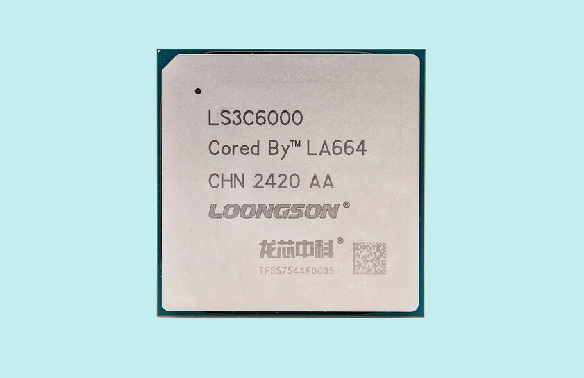 Китайская Loongson раскрыла информацию о процессорах 3C6000 и 3B6600: характеристики и производительность