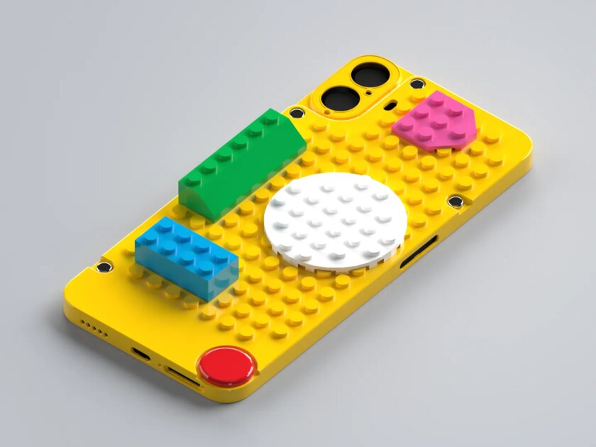 Корпус смартфона из LEGO — почему бы и нет? Одна из работ конкурса на создание крышки для CMF Phone 1